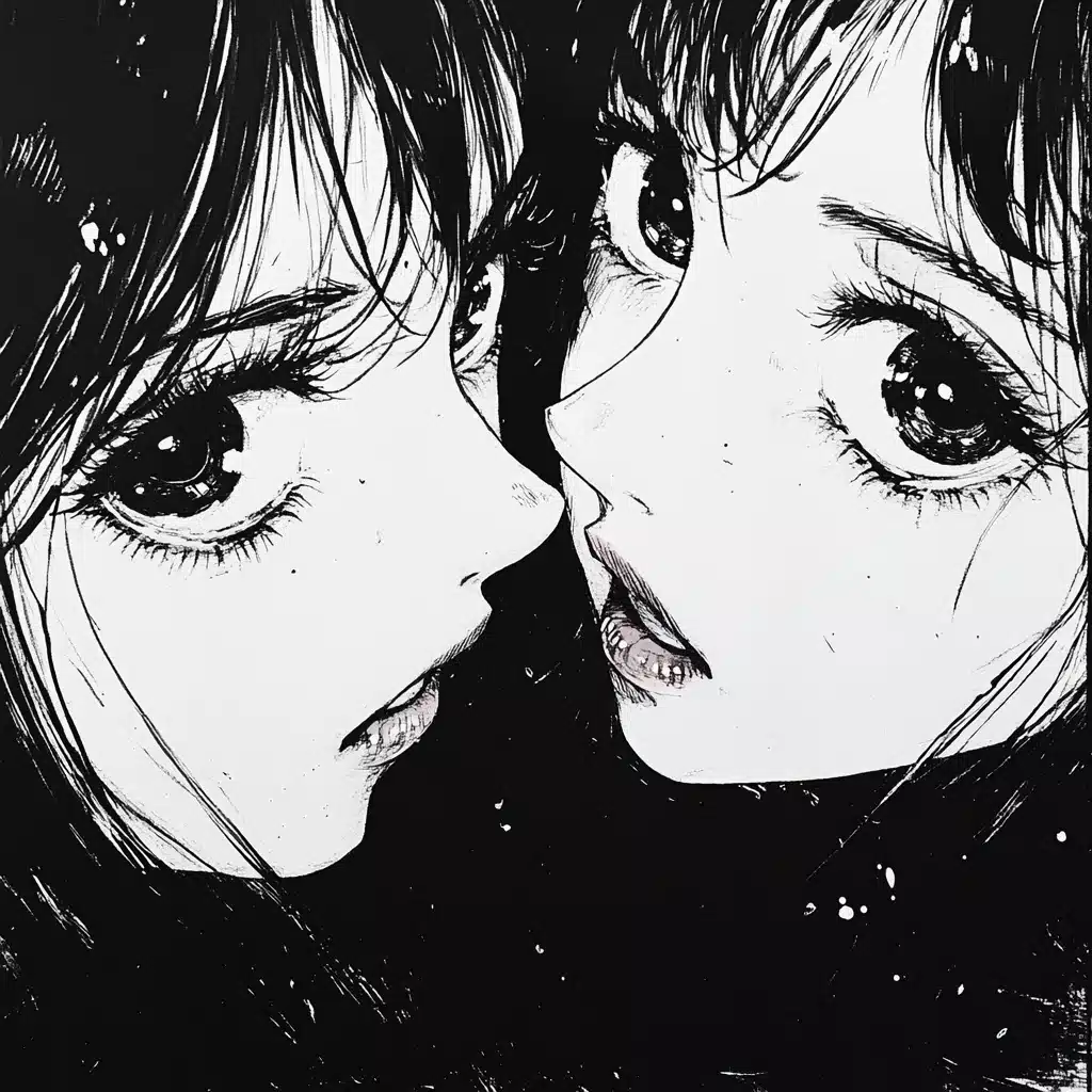90s Manga Women Eyes
