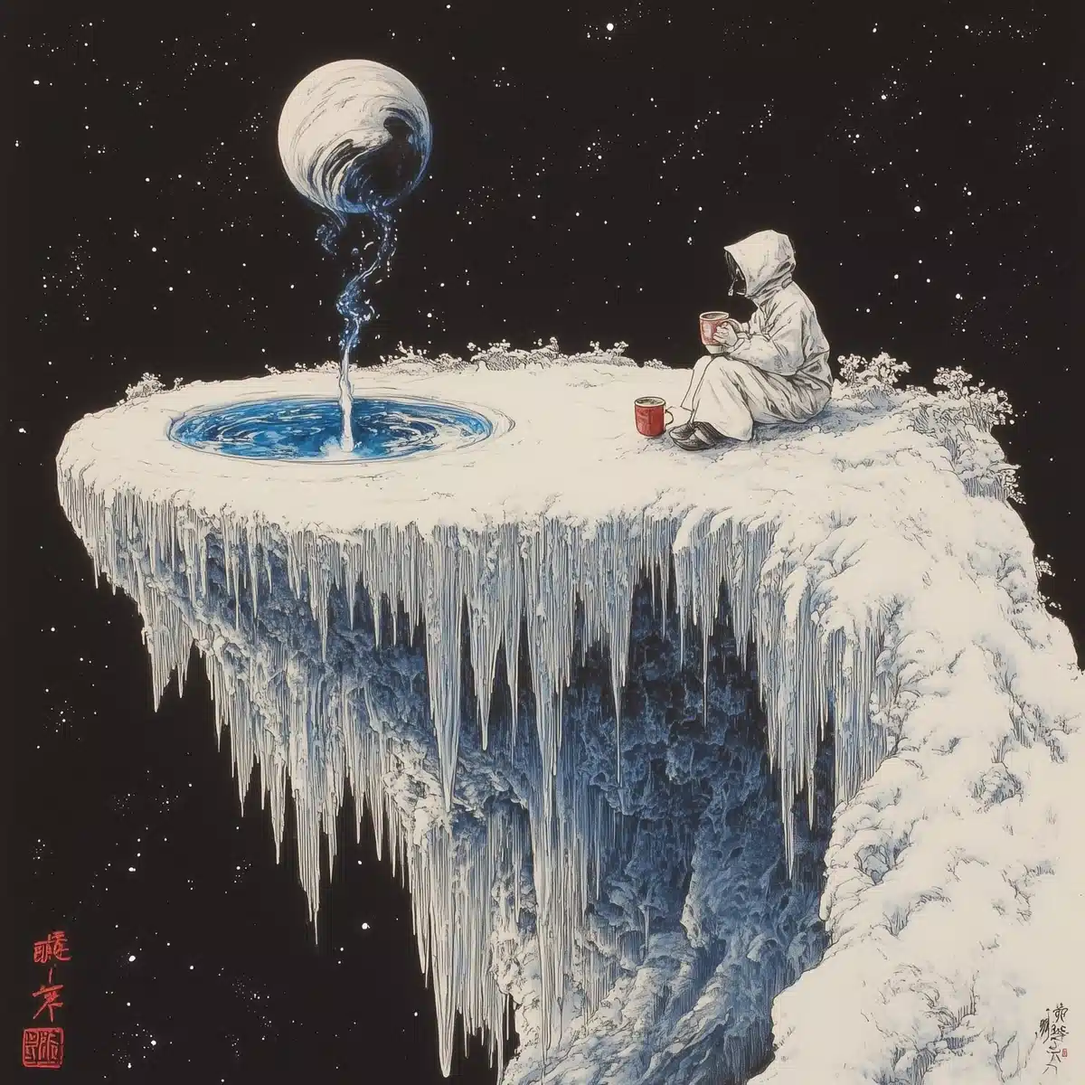 Sumi-e Coffee in Orbit