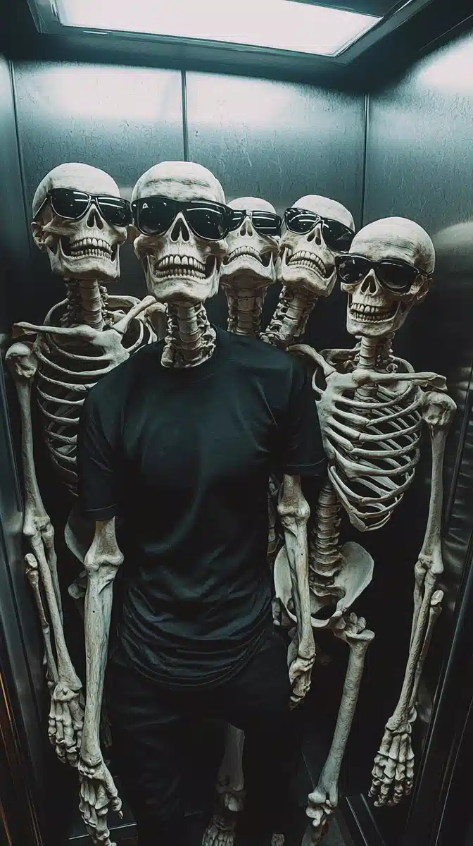 Surreal Skeleton Crew Elevator