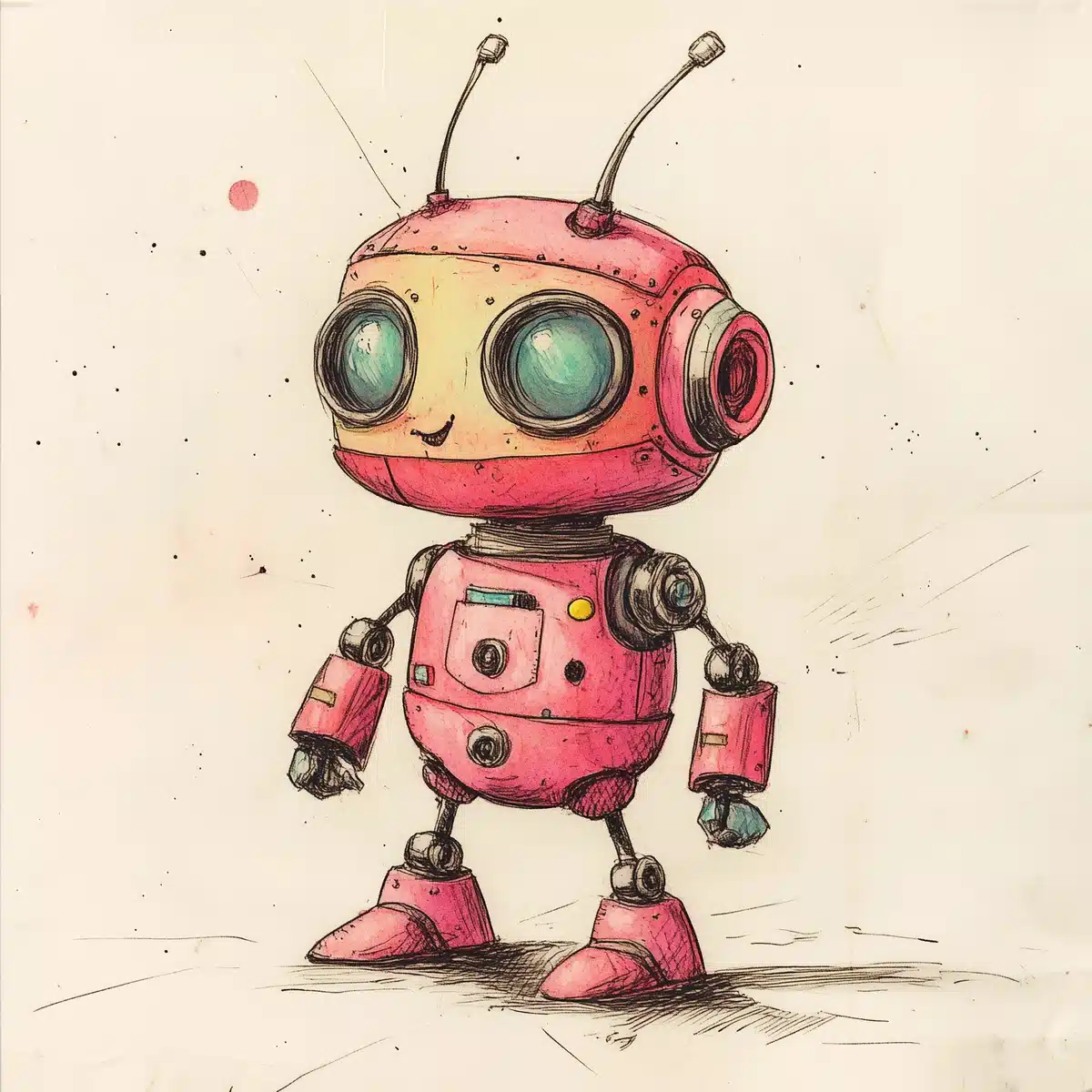 Childlike Robot in Fashion