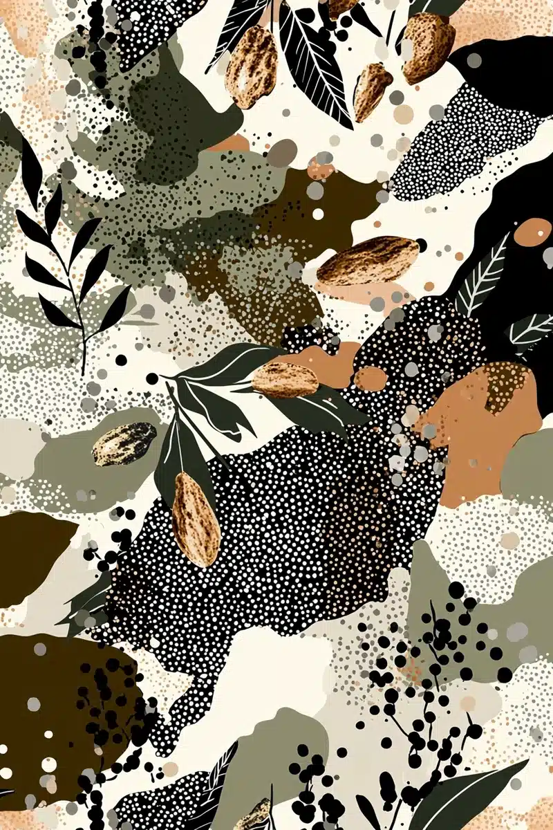 Abstract Pistachio Camouflage Design