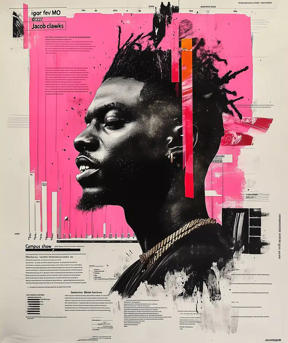 Vintage Hip-Hop Collage Poster