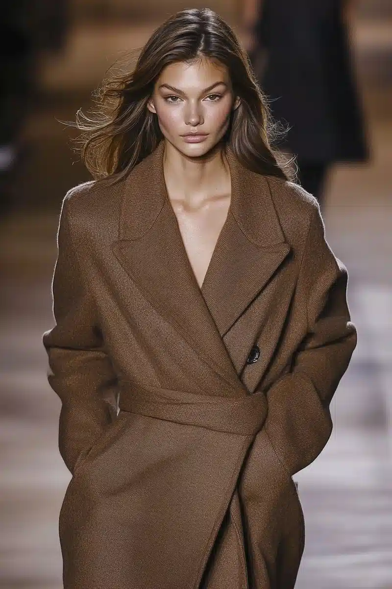 Brunette Model in Cashmere