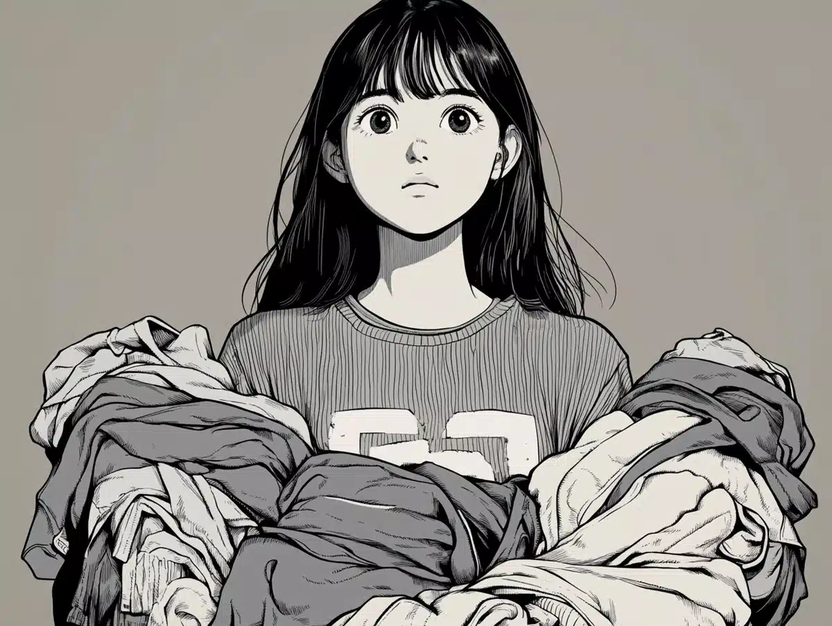 Anime Character with Clothes
