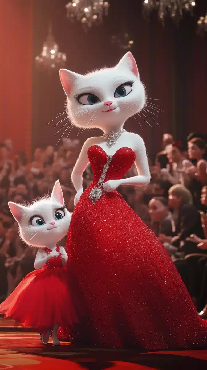 Pixar Cats on Runway
