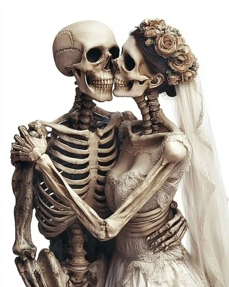 Photorealistic Skeleton Couple