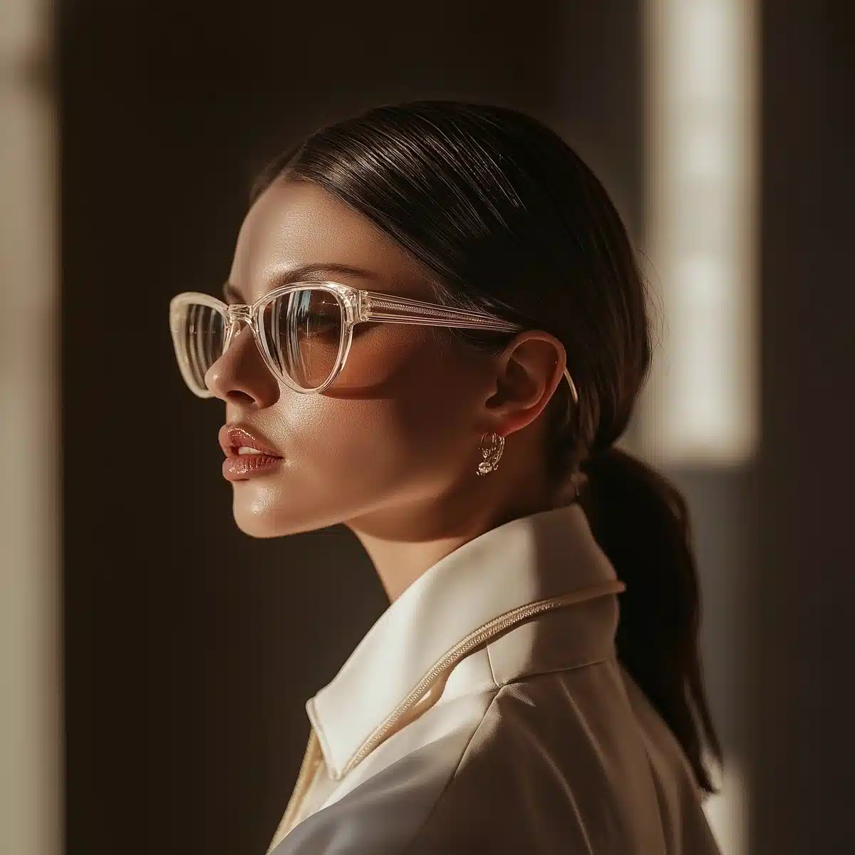 Minimalist Woman with Sunglasses