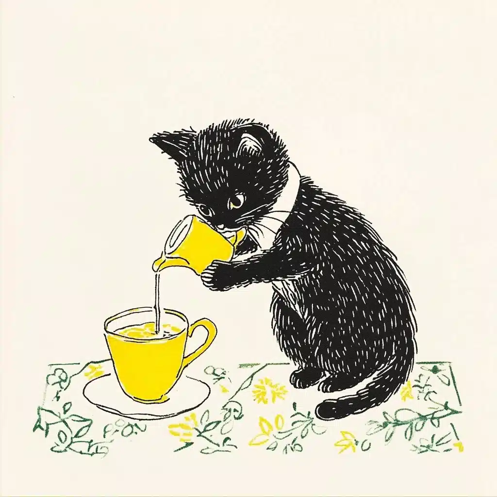 Kitten Brewing Coffee Art