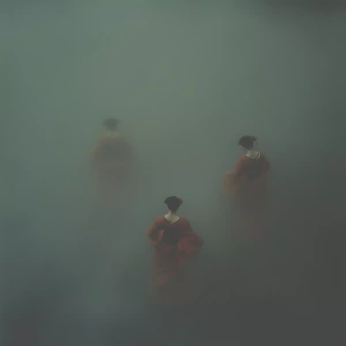 Geisha Dance in Fog