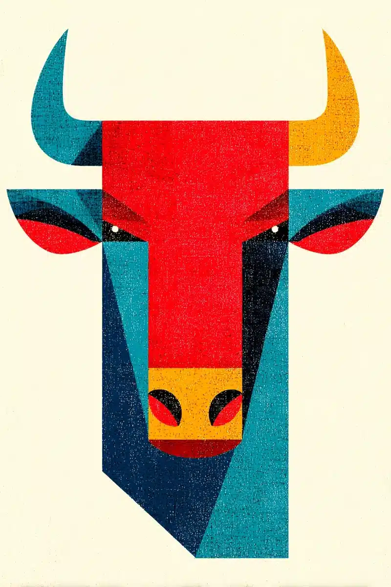 Bauhaus Bull Head Emblem