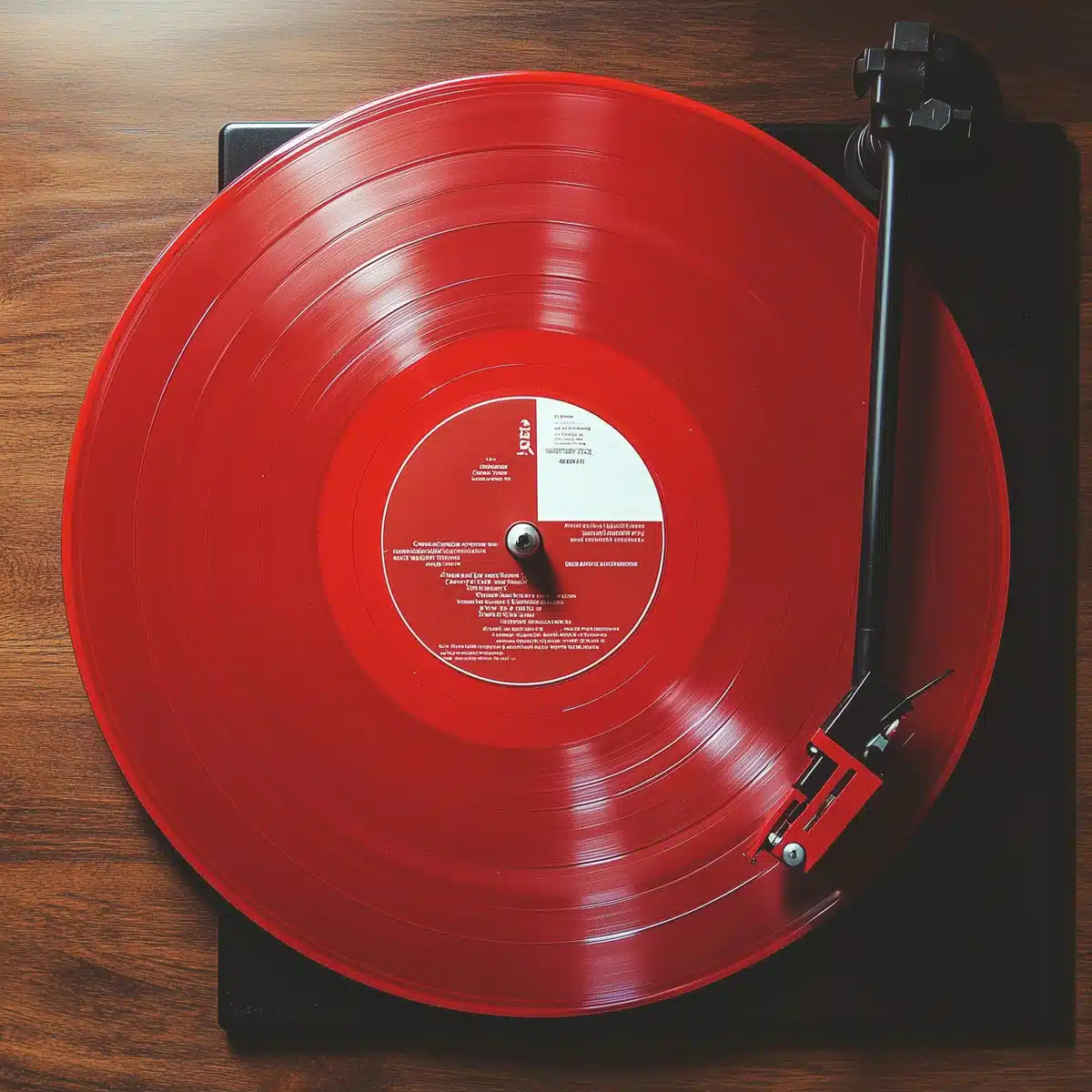 Vinyl Record from Above