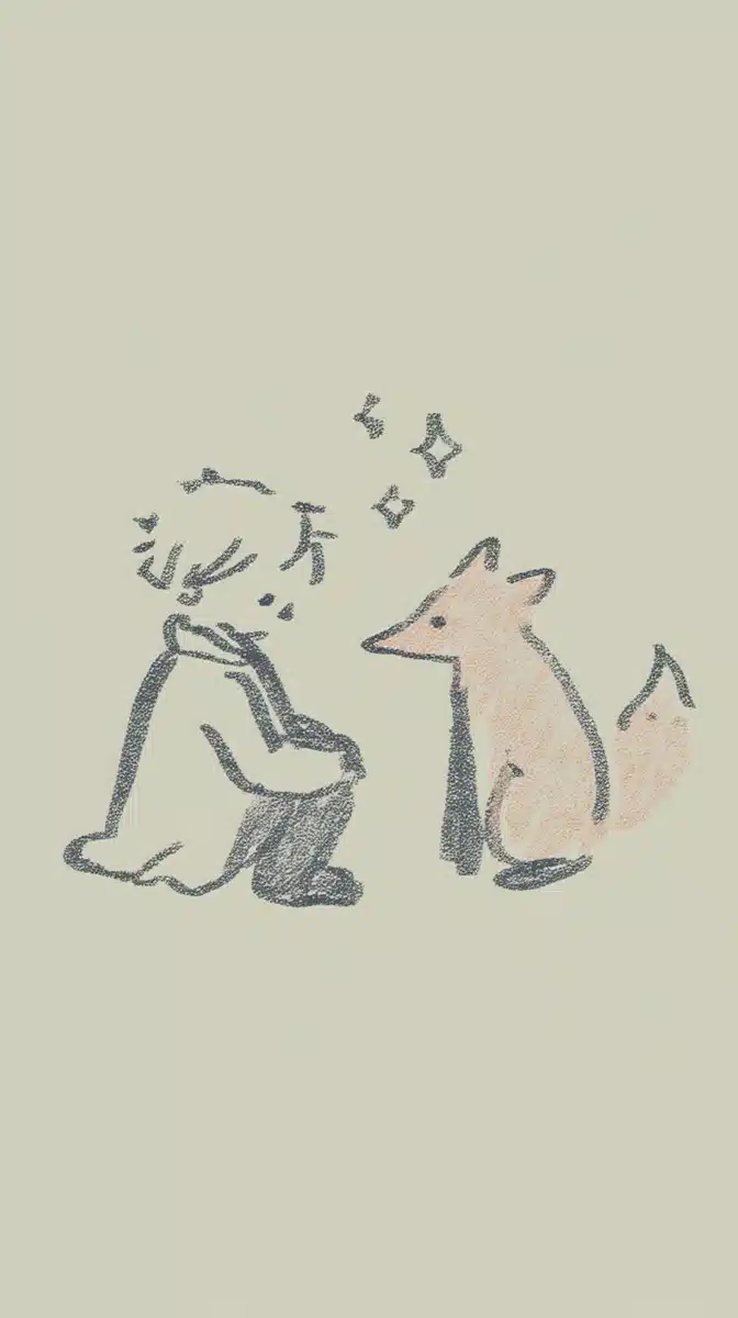 Petit Prince with Fox