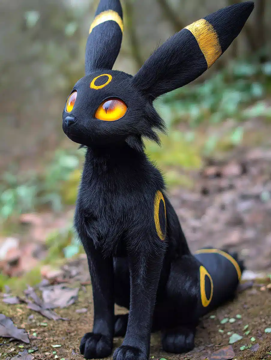 Hyperrealistic Umbreon Portrait