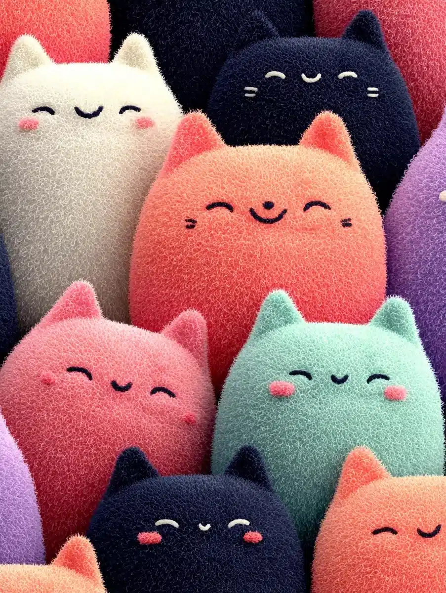 Kawaii Kitty Plush Pattern