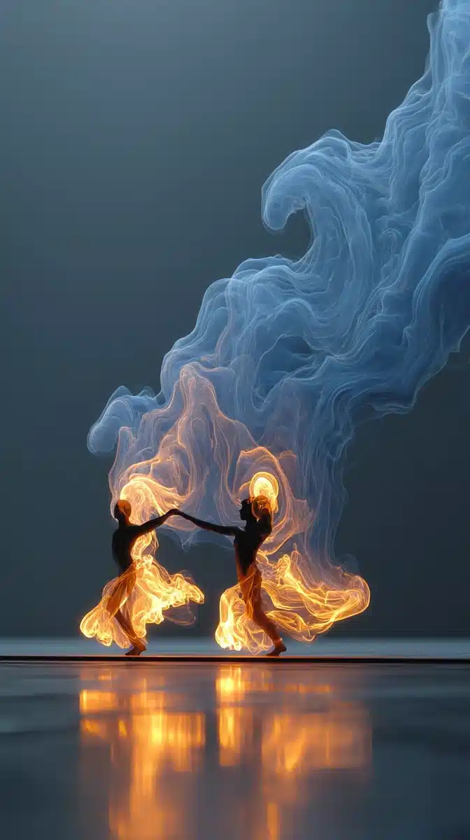 Smoke Dancers in Salsa