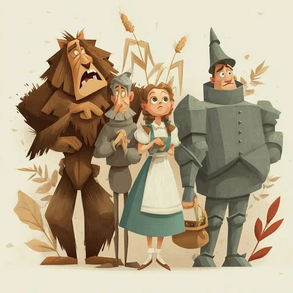 Cartoon Wizard of Oz