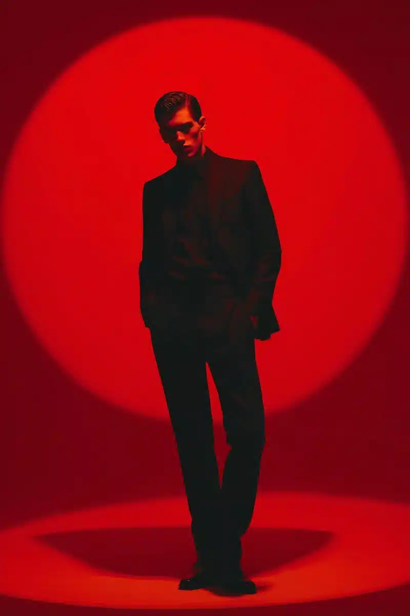 Stylish Model in Spotlight