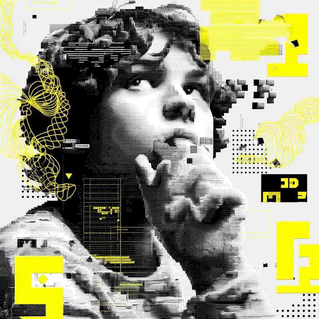 Pixel Art Teen Contemplation