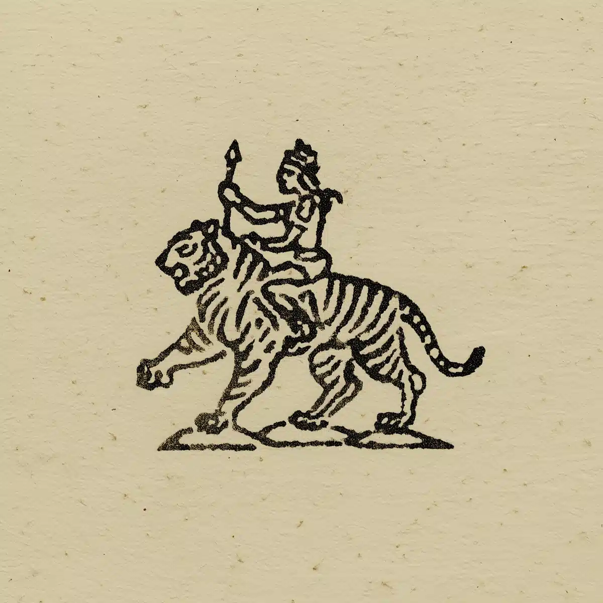 Folkloric Rider on Tiger