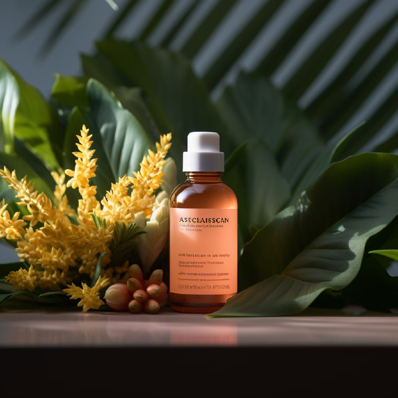 Plant Nutrition Solution Product Photo With Greenery