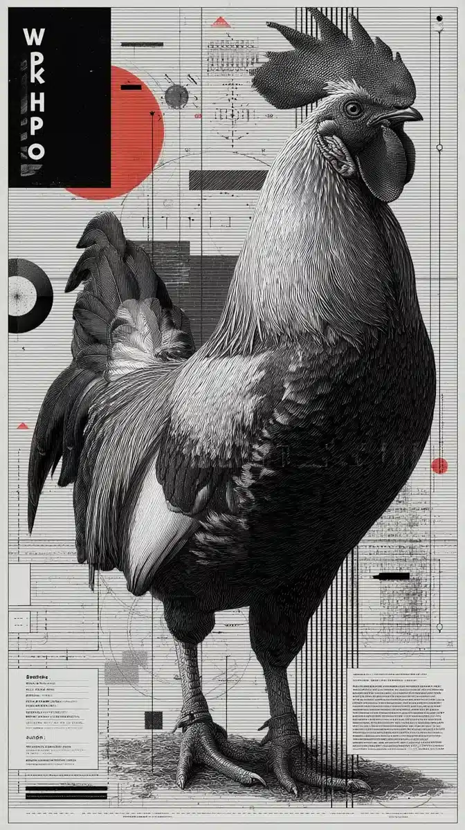 Bauhaus Rooster Workshop Poster
