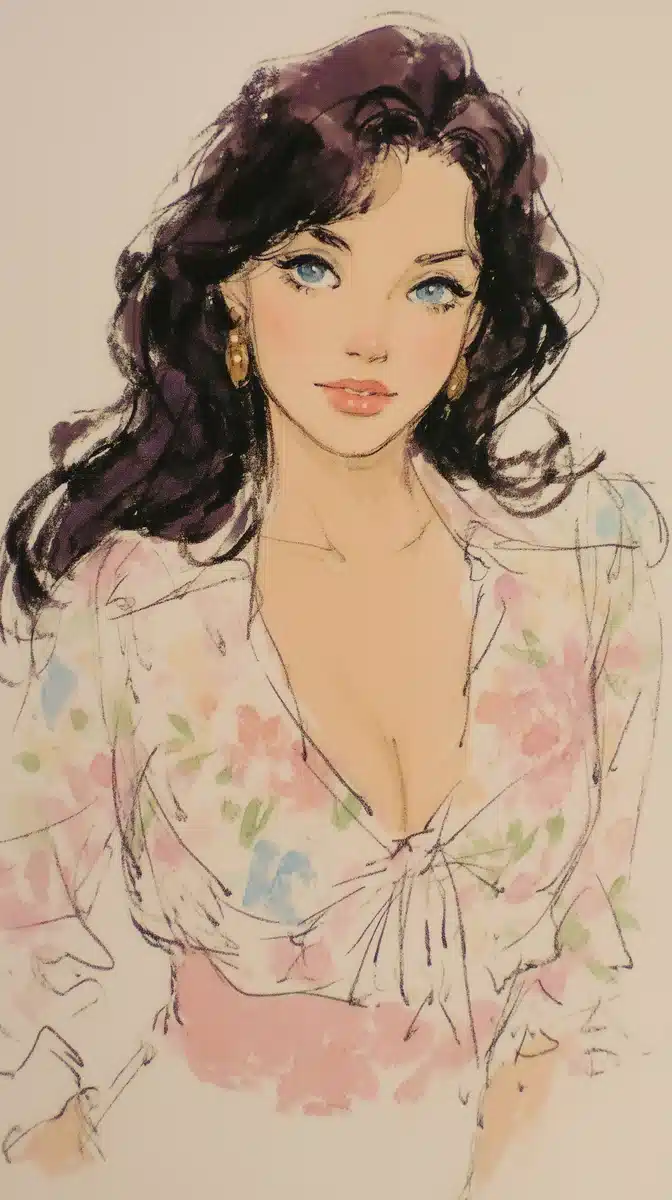 Don Bluth Female Portrait
