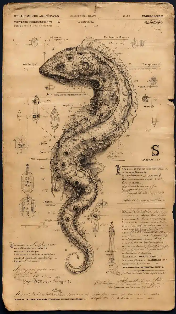 Cosmic Creature Bestiary Illustration