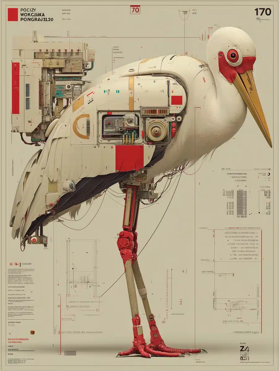 Robotic Stork in Poland