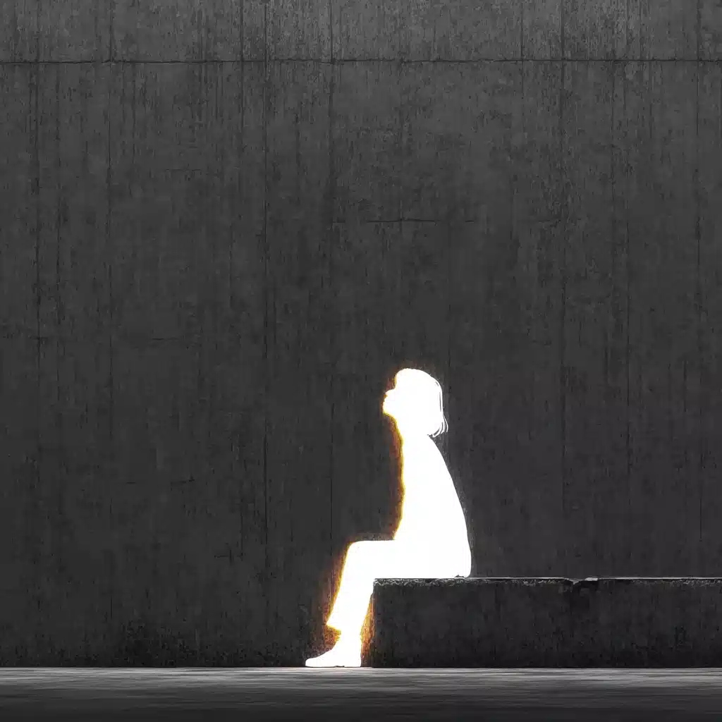 Minimalist Girl Silhouette