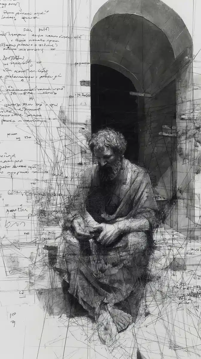 Apostle Peter Sketch Study