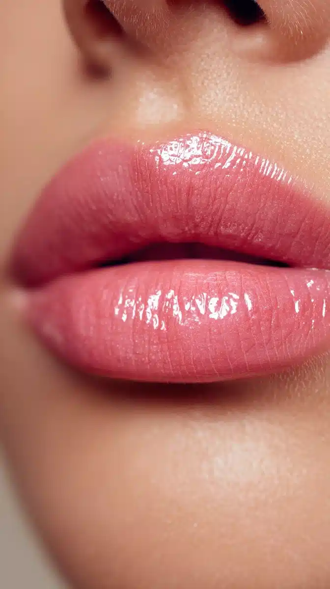 Hyper-Realistic Lip Filler Close-Up