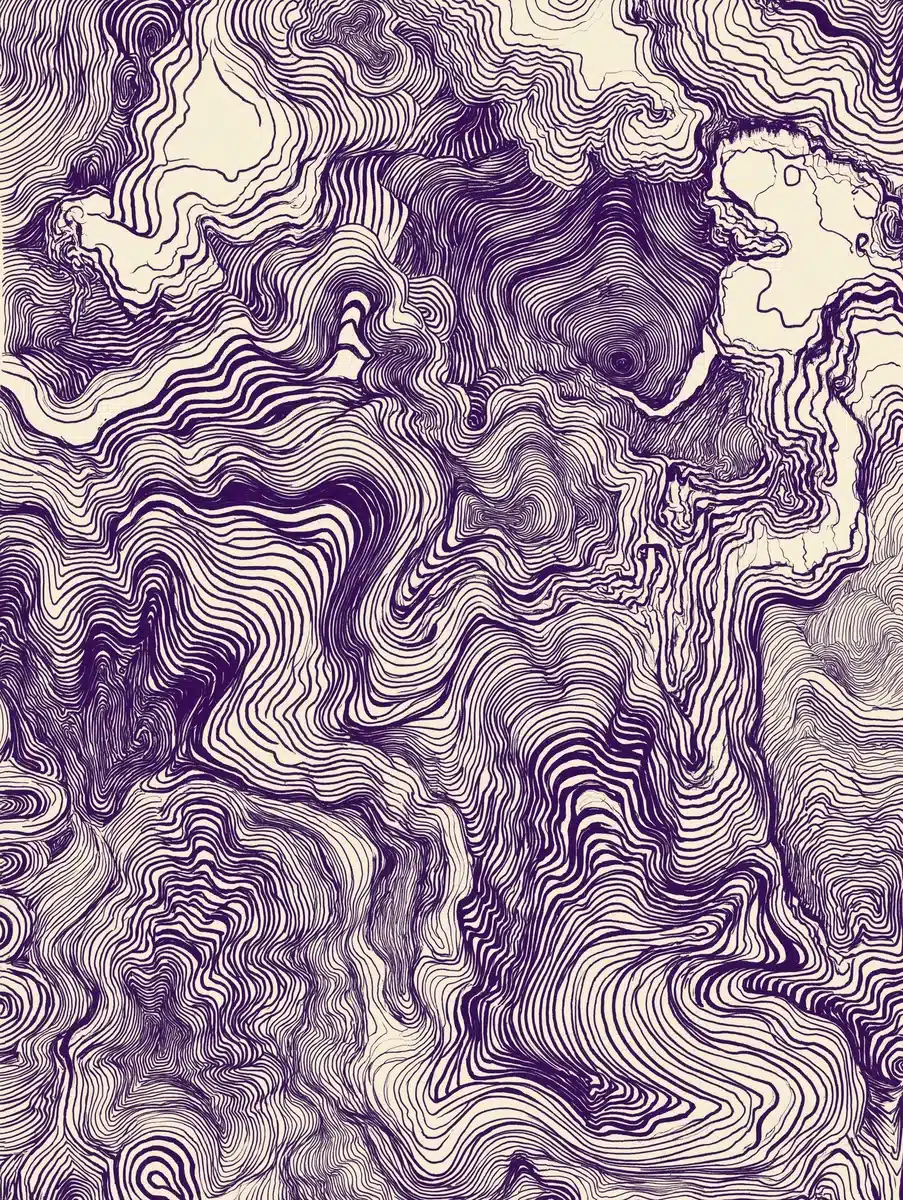 Monochrome Curved Chaos