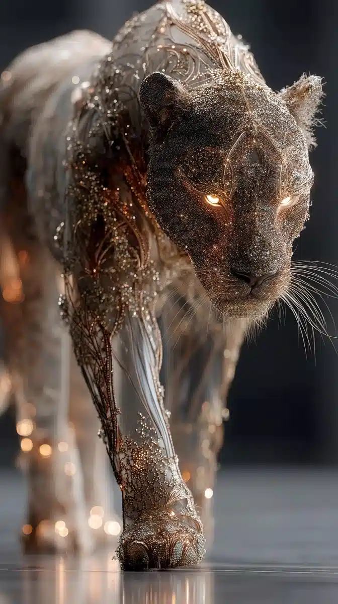 Diamond Lion on Runway