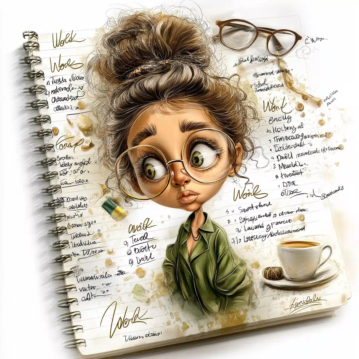 Chaotic To-Do List Design