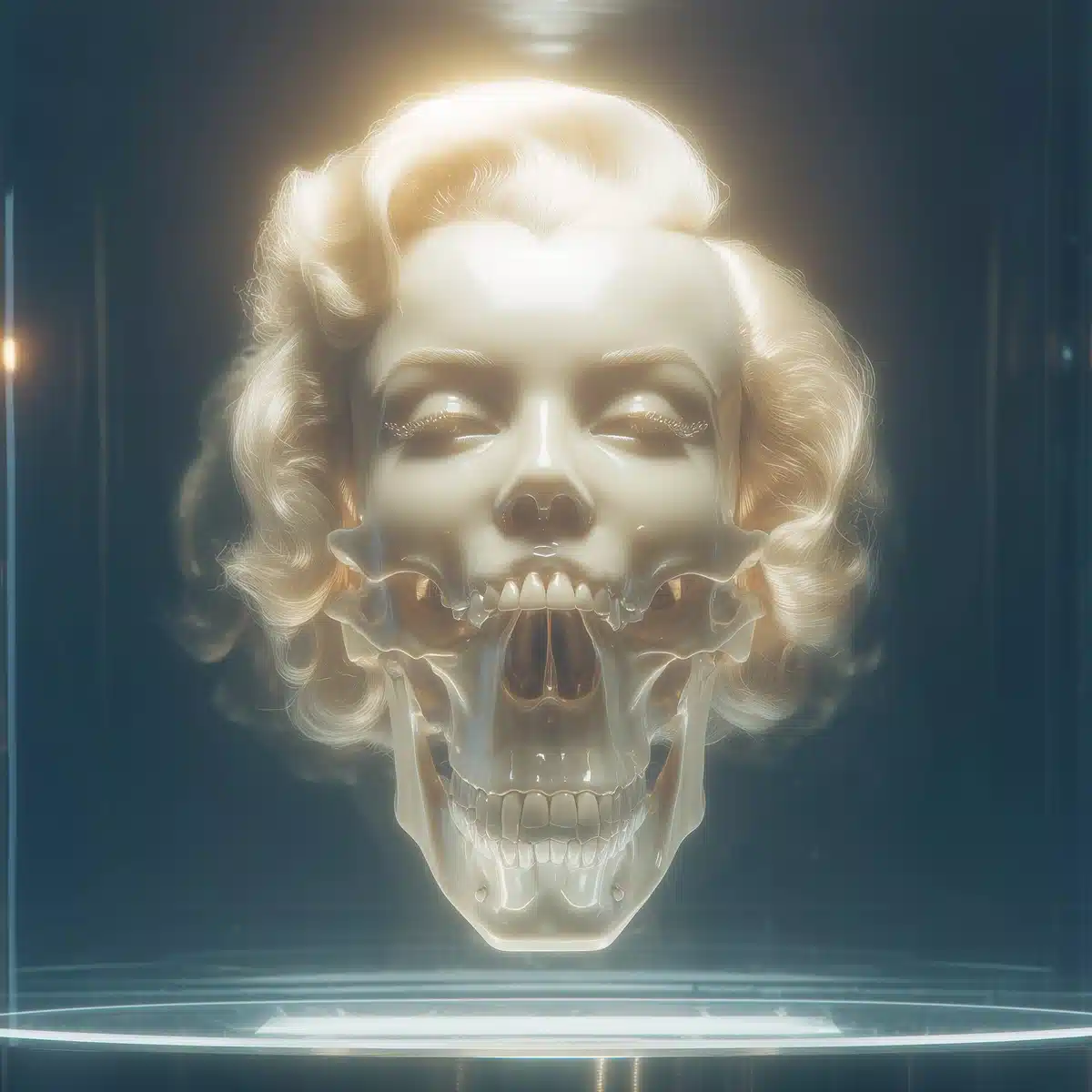 Monroe Skull Chaos Art