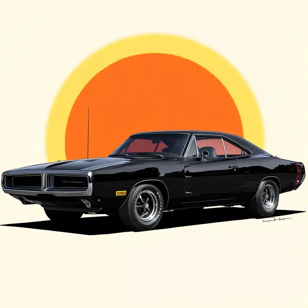 Pop Art Black Charger