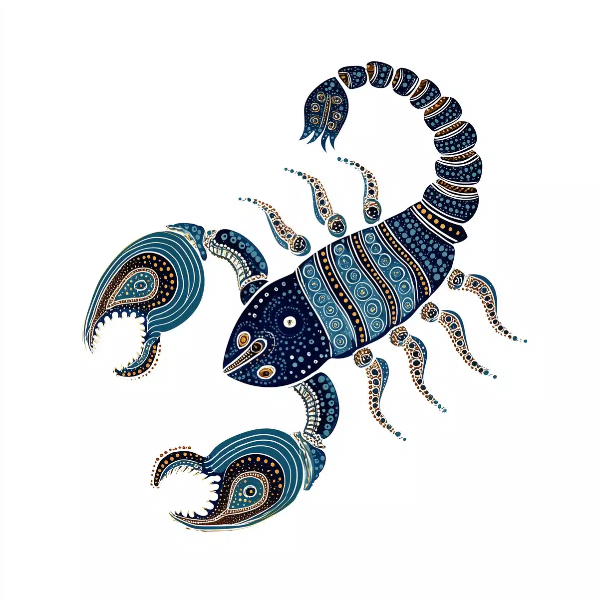 Gond Scorpio Vector Design