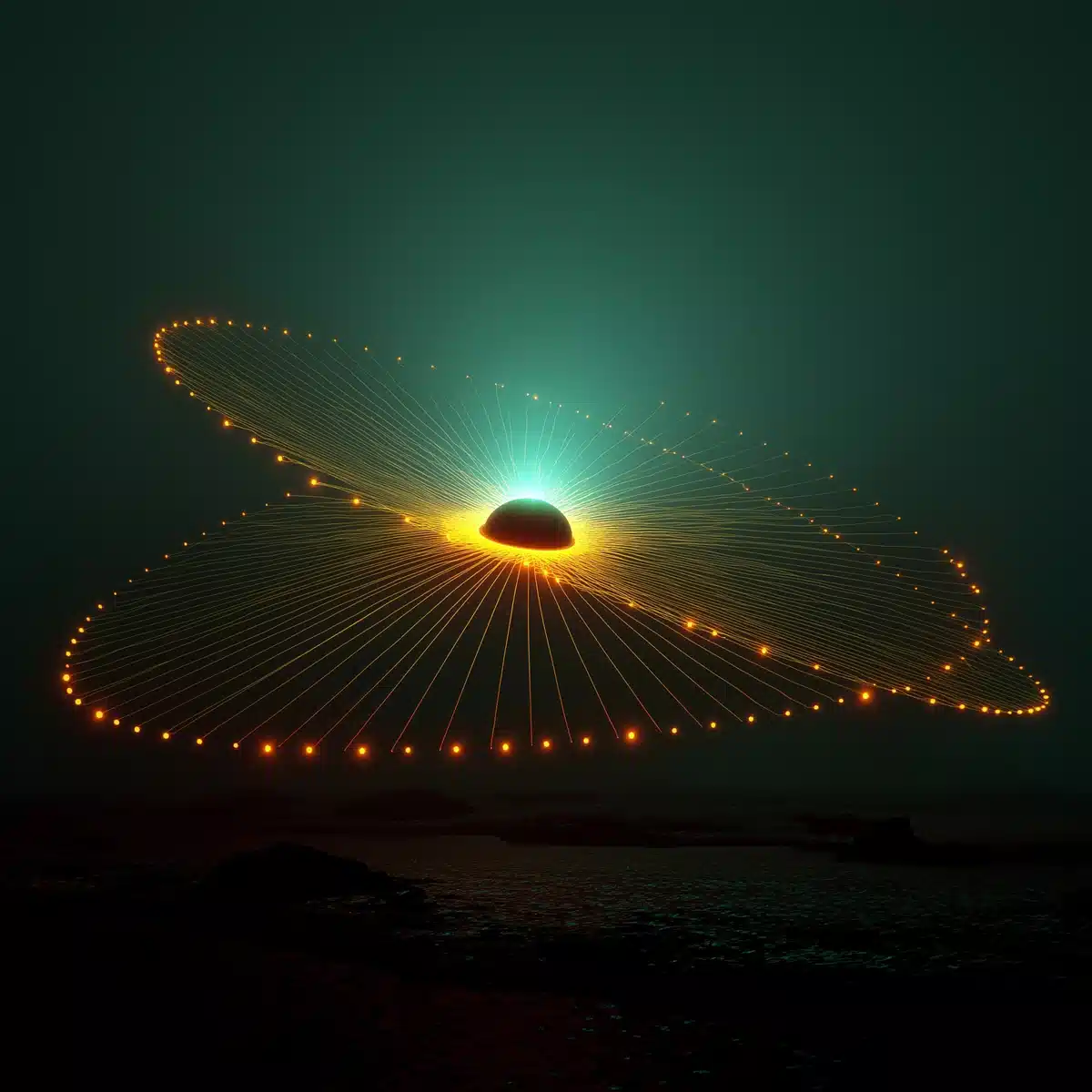 Abstract Energy Field Visualization