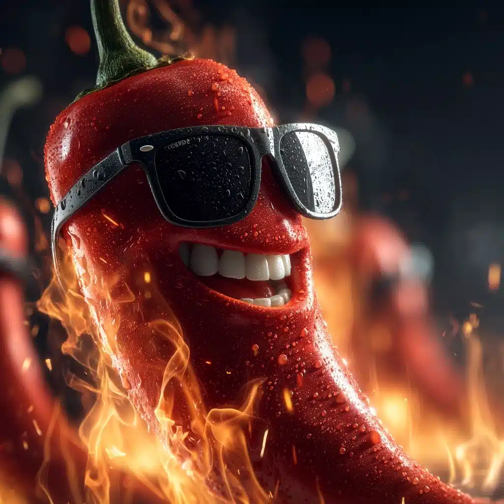 Anthropomorphic Chili Pepper Portrait