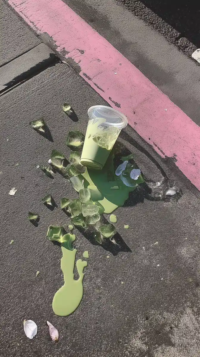 Spilled Matcha Latte Urban