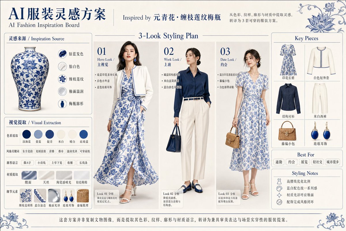 Porcelain Blue Outfit Inspiration