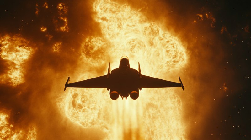 Vertical Gas Fire Deep Space Scene