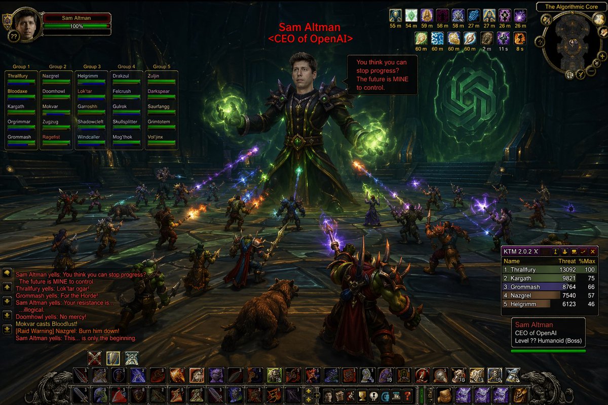 WoW Horde Raid vs Tech CEO