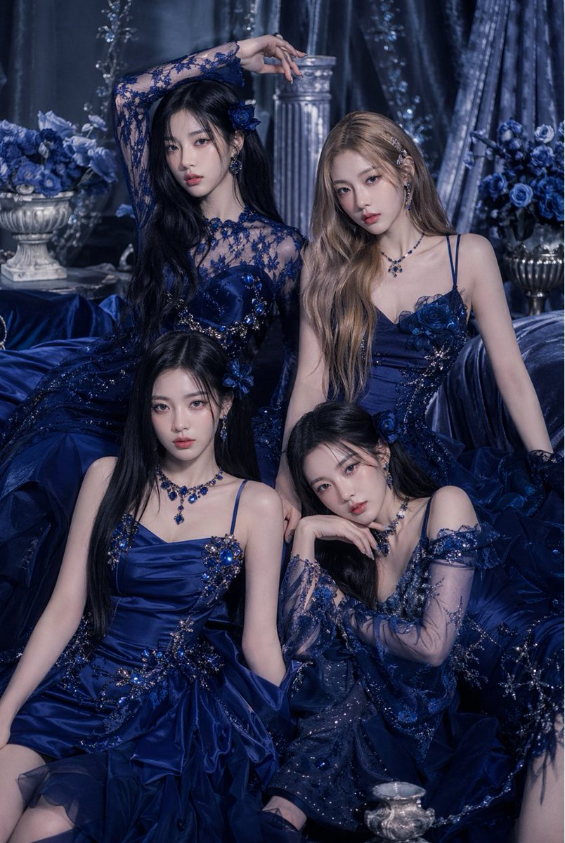 Sapphire Baroque Couture Quartet