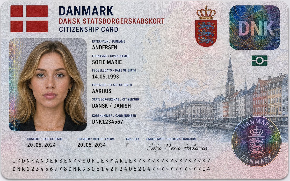 Algerian Citizenship ID Card