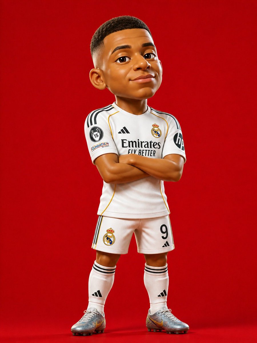 Confident Football Star Character