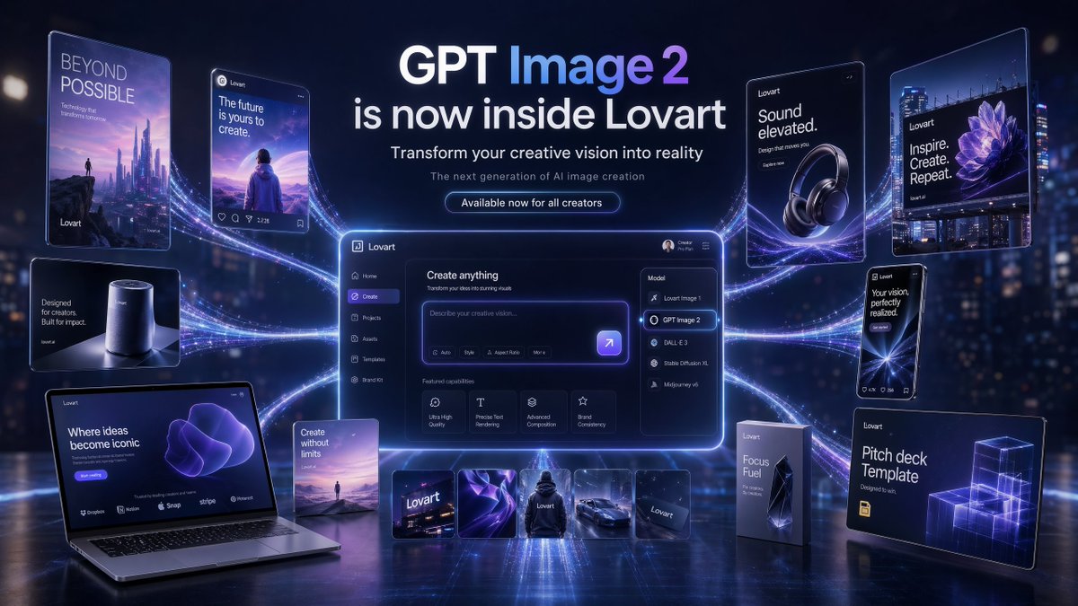 GPT Image 2 Launches Inside Lovart