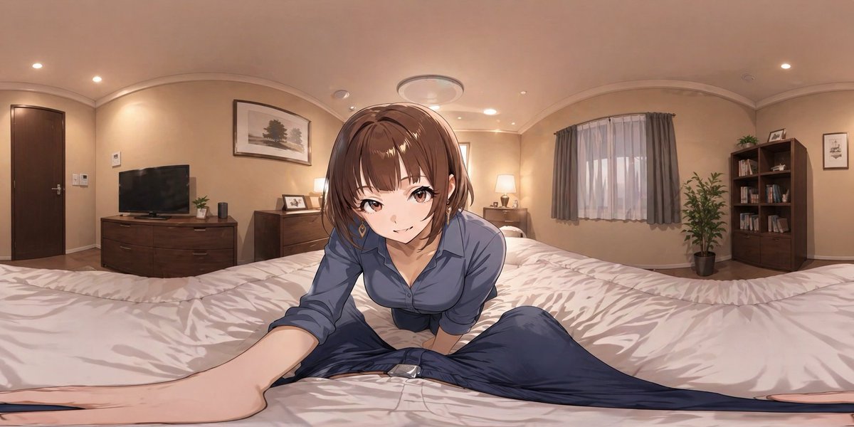 Intimate VR Bedroom Anime Experience