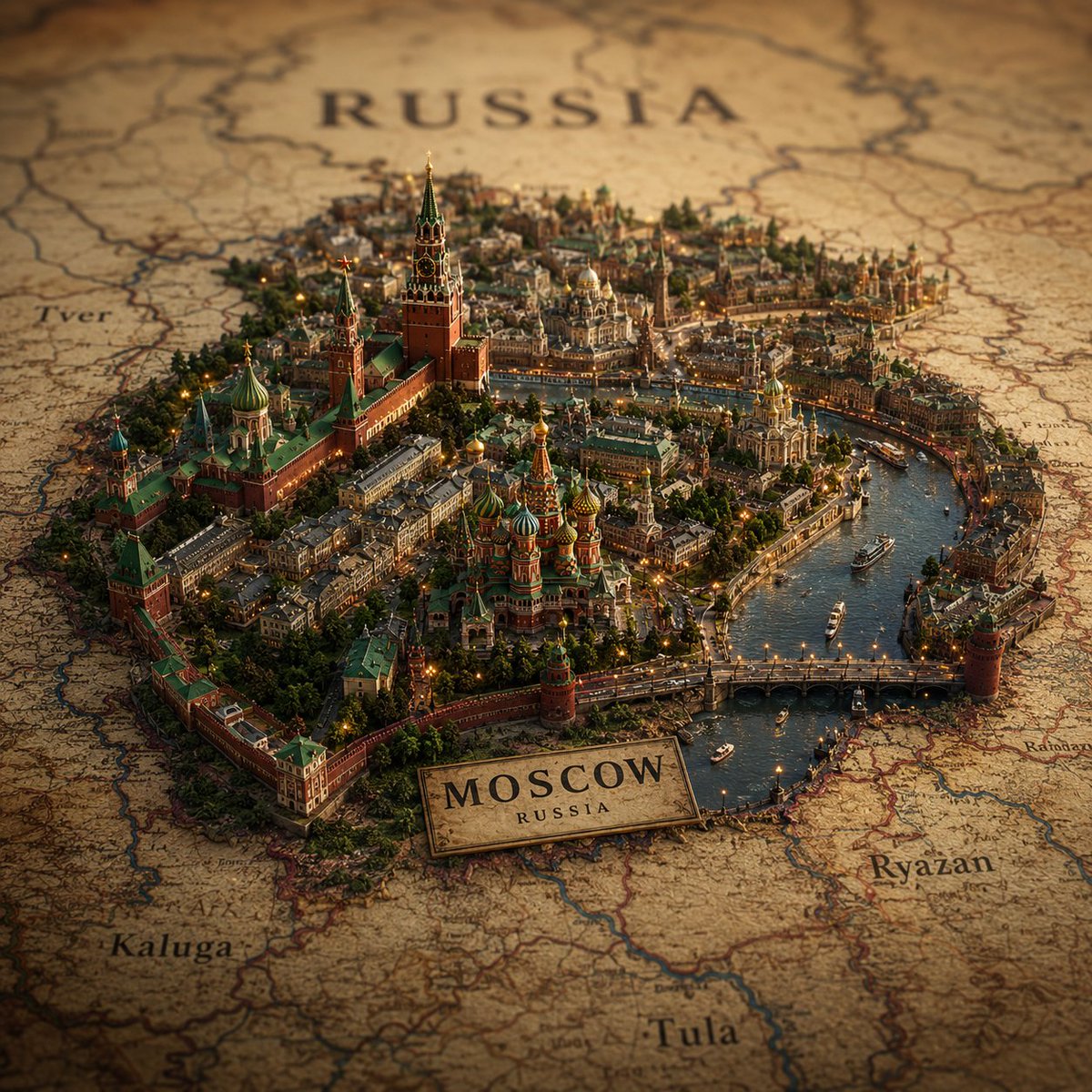 Miniature City Map Wonder