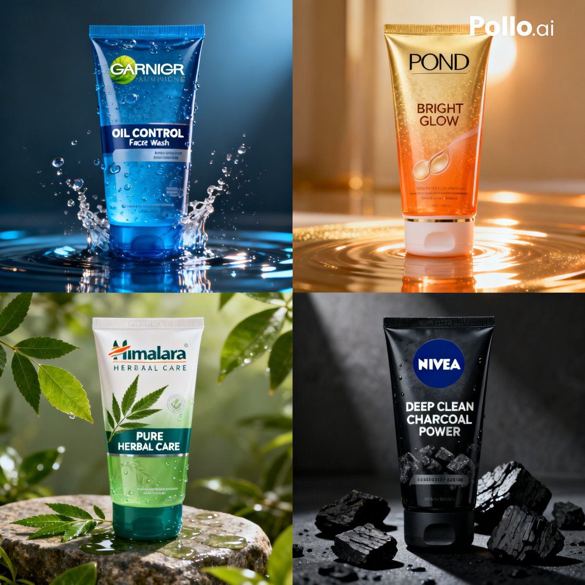 Skincare Glow Quad Ad Showcase